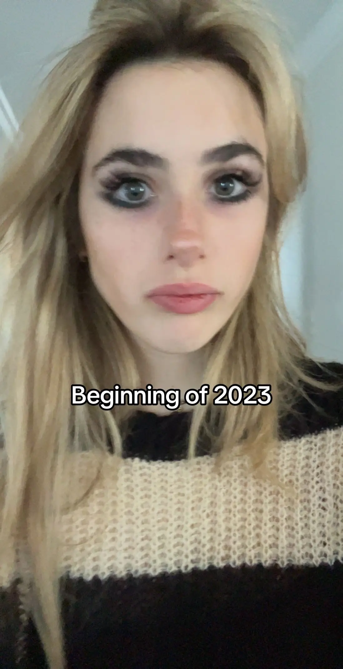 Who let me do my makeup like that