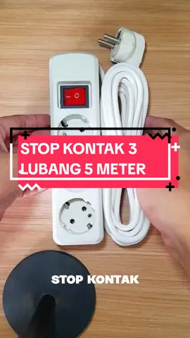 stop kontak 3 lubang 5 meter#stopkontak #fypシ 