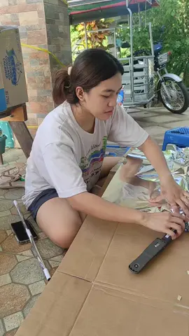 Christmas party backdrop!! Kinaya nantin to zippy? @JamieMendoza_ HAHAHAHA#fyp #fypシ #christiantiktok 