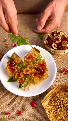 Cực Thích Món Này ❤️❤️ Thạch Mộc Quế Hoa 😋😋 #khoecungthaomoc #suckhoe #thaomoc #thaoduoc #anngonsongkhoe #trangmieng #thachquehoa #raucau 