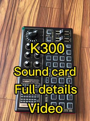 #k300 #sound #card #full #detail #and #full #review #video 