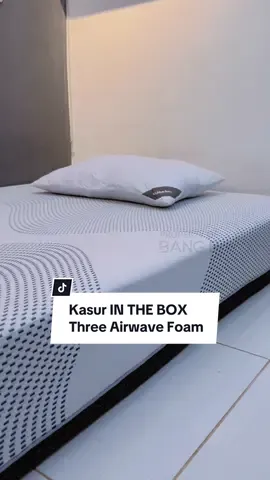 Kasur Harga 1Jt an, Yang bisa buat kamu Tidur Nyaman dan Praktis nih,Kasur InTheBox Three Airwave Foam, ada di keranjang kuning ya, ditunggu CO nya #unboxinginthebox #kasur #kasurvakum #kasurinthebox #kasurbusa #bangb 