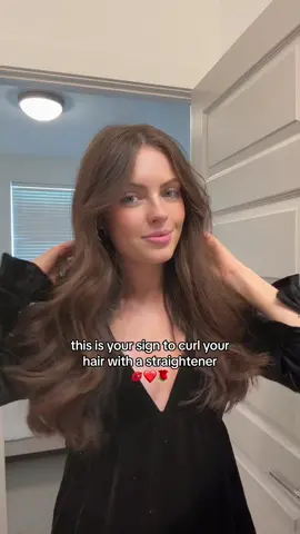 And sometimes the best hairstyle is none at all;)) #easyhairstyles #holidayhairstyle  #straightenercurls 