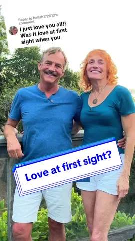 Was it love at first sight? Thank you for this romantic question! Couples’ stories of falling in love are always fascinating… 💗 #couplelovestory #loveatfirstsight #couple #thesoulmateexperience #romanticcouple #datingstory #howwemet 