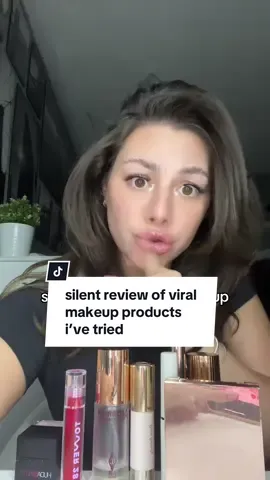 silent review of viral makeup products i’ve tried! what do you wanna see next bestieee #fyp #BeautyTok #silentreview #makeup 