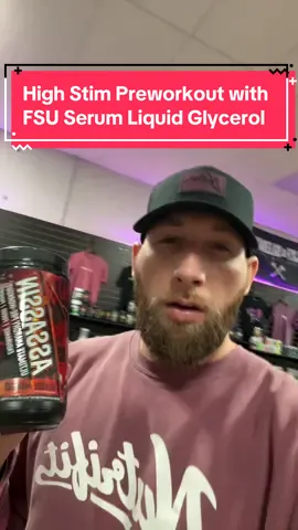 High Stim Preworkout with FSU Serum Liquid Glycerol and pump capsules. #glycerol #fsuserum #bodybuilding #TikTokShop #preworkoutreview 