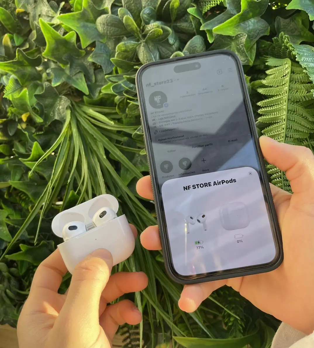 Funcionalidades AirPods 3 Geração ✅ • Controlo por toque para avançar musica • Carregamento MagSafe  • Microfone Incluído  • Configuração fácil com dispositivos (IOS, Android, PC) • Número de Série Valido  • Localização dos AirPods Valida • Ligação Rápida e Automática  Itens que acompanham ✅ • 1x AirPods 3 Geração  • 1x cabos Lightning #apple #resell #airpods #reselling #nfstore https://www.instagram.com/nf_store23?igsh=MWt2MWkyNG9lc3ZsbA==