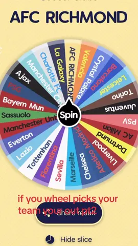 #fyp #sports #spinthewheel #Soccer #Soccer 