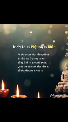 Trước khi tu Phật hãy tu Nhân #tutamtichduc #tutaigia #phatdaydieuhay 