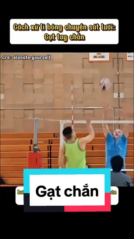 Cách xử lí bóng chuyền sát lưới #bongchuyen #bongchuyenvietnam #huongdanbongchuyen 