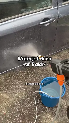Cordless Water Jet ni guna air dari baldi je. Sabun dan foam spray tekan sini @Axia si Atira  #cordlesswaterjet #peroduaaxia #trareview #carwash