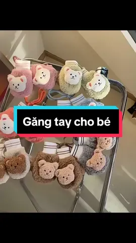 Găng tay gấu hoạt hình cho bé, găng tay mùa đông giữ ấm cho bé. #conyeucuame #mevabe #bevame #gangtay #gangtaychobe #xuhuong 