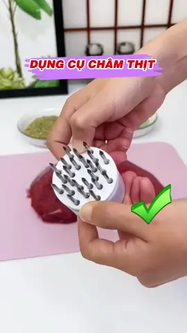 Dụng Cụ Châm Bì, Dằm Làm Mềm Thịt Lợn Tiện Lợi.