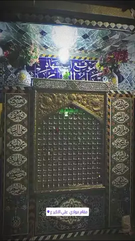 #مقام_مولاي_علي_الاكبر #ملجأ_روحي_الاكبر🔒⛓️ #موكب_انصار_الزهراء_اهالي_الدبله #الهم_عجل_لوليك_الفرج🌸🕊 #بأذن_ام_السادات✋ 
