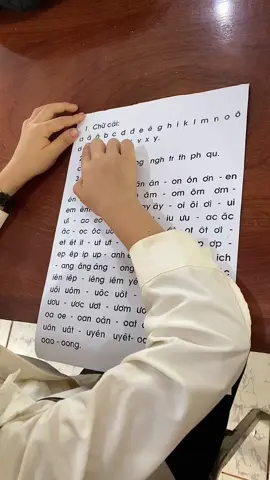 #xuhuong #tiktok #docbangchucai đọc bảng âm vần p1