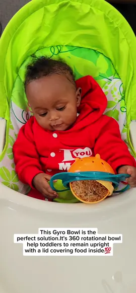 Spill Resistance Bowls for kids🍲 #babyshop #kidseating #food #gyrobowlbaby 