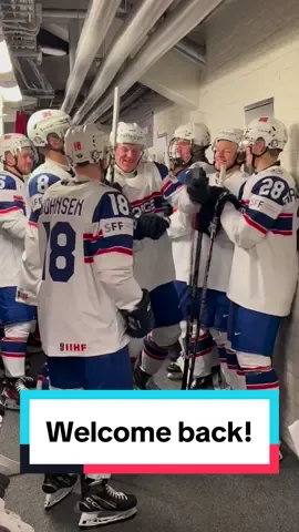 Welcome back Norway!🤗 #WorldJuniors 