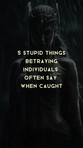 5 Stupid Things Betraying Individuals Often Say When Caught. #moveinsilence #MoveForward #Nevergiveup #SelfImprovement #yourlife #Relationship #Friends #life #Love #Foryou #fyp #mindset #motivation #inspirationalstories #inspirationalquotes #Stupid #BetrayingIndividuals #toxicrelationship 