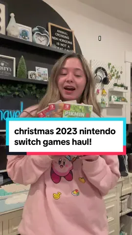 nintendo switch games christmas 2023 haul! #christmashaul #switchgames #nintendo 
