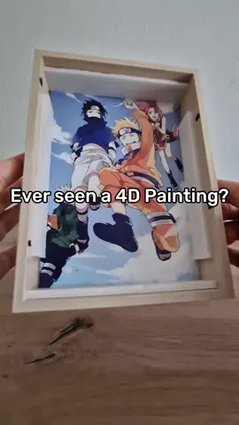 Which Anime would you like to see me make next?🖼 📎 in my bio #anime #4D #painting #Art #viral 