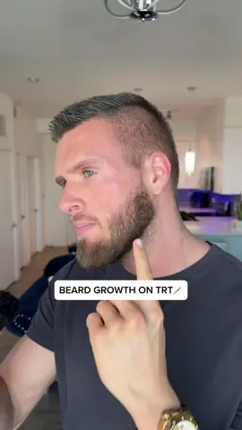 Beard growth on TRT (Testosterone Replacement Therapy) #TRT #TestosteroneReplacementTherapy #testosterone #lowtestosterone 