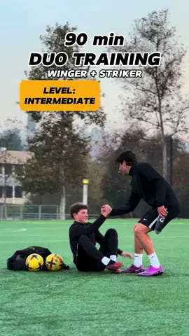 use this training to IMPROVE your game 🫵🏻📈 #fyp #Soccer #football #footy #duo #pt2 #intermediate #session #training #winger #striker #rw #rm #lm #lw #st #cf #winter #christmas #nike #niketiempo #nikephantom #staythunderous 