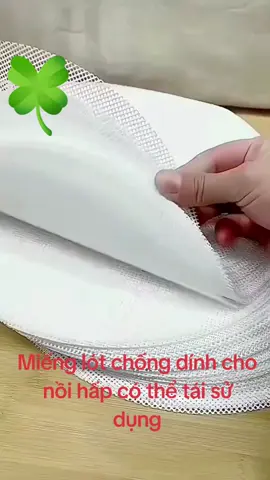 Miếng lót silicon chịu nhiệt dùng để hấp bánh bao,há cảo,xôi và rất nhiều thứ khác nữa tiện lợi và tiết kiệm lắnm ạ..có thể tái sử dụng.