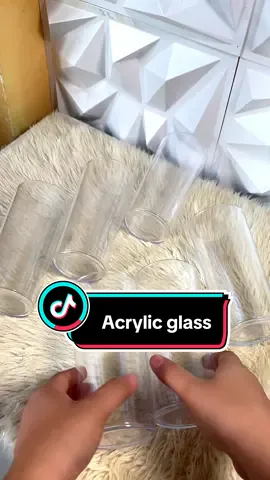 6 pcs. Acrylic drinking glass..  meron ding jollibee inspired glass at chowking glass. Click yellow basket to order. #6pcsacrylicdringkingglass #acrylicdrinkingglass #jollibeeglass #chowkingglass #basonahindinababasag #cokeglass 