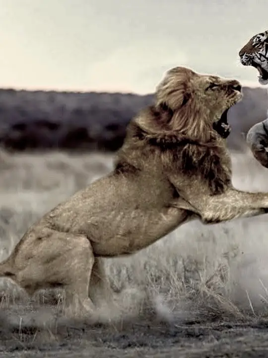 Tiger vs lion #real #fight #realfight #debate #edit #tiger #lion #viral #