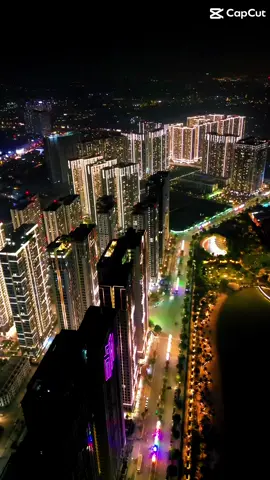 SmartCity lung linh khi đêm về #vinhomessmartcity 