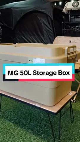 Mobi Garden Storage Box 50Liter #camp #camping #campinglife #kakicamping #mobigarden #velocity #malaysia #fyp #fyi 
