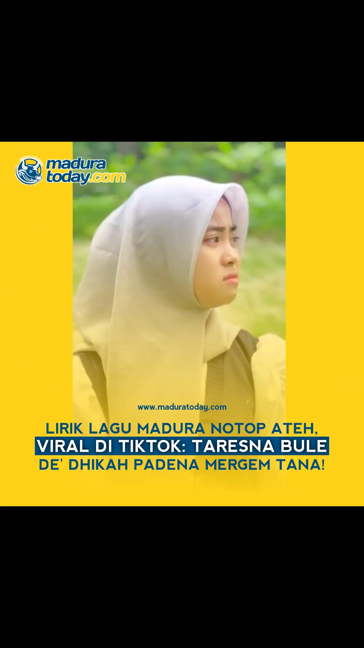 Madura Today - Sedang viral di media sosial Tiktok lagu berbahasa Madura. Lagu tersebut mengisahkan tentang hubungan yang berada di titik terlelah. Sehingga jalan terbaik dari hubungan asmara tersebut adalah mengikhlaskan kekasih yang dicintainya pergi. 