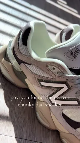 The perfect dad sneaker🤌🏽✨ #dadsneaker #newbalance9060 #chunkyshoes #aestheticshoes #newbalance 