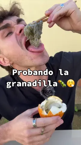 pero esto que es?????? | ig: jesusansal #granadilla #frutasexoticas #probandocomida #jesusansal