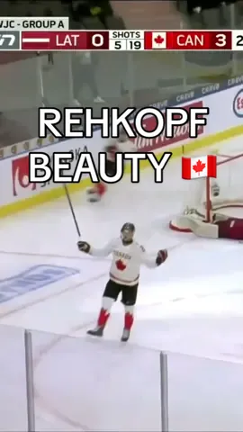 CARSON REHKOPF. THAT’S WHAT HE DOES 🔥 #seattlekraken prospect #CarsonRehkopf scores a beauty for Canada! 🇨🇦 #worldjuniors 