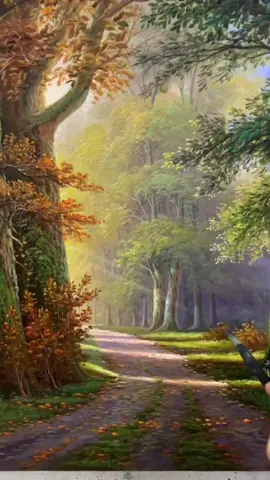 Try to make yourself shine and be the brightest person. #oil #art #draw #forest 