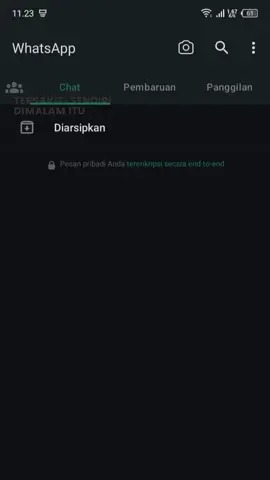 semenjak dia pergi wa gue sepi bgt ngga ad yang chat🙂😔🫠