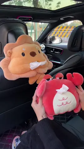 Hộp đựng giấy ăn nhồi bông hoạt hình dễ thương sau ghế ô tô #phukienxehoi #dangcapxehoi #phukienoto #hopgiayanoto #hopdunggiayantrenoto #hopgiayoto 