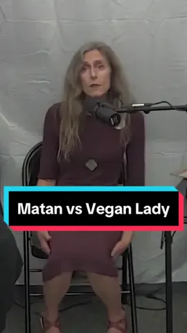 Matan vs Vegan Lady😠 #mataneven #vegan #vegantiktok #veganteacher 