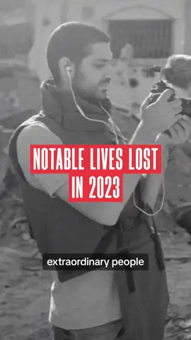 These are some of the extraordinary lives lost this year, people that you may not have heard of before #obituary #India #Gaza #Britain #Russia #Putin #LearnOnTikTok  