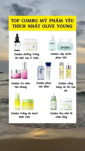 Combo best seller ở Olive Young #miphamchinhhang #goclamdep #reviewlamdep #xuhuongtiktok #skincare #review #xuhuong #oliveyoung 
