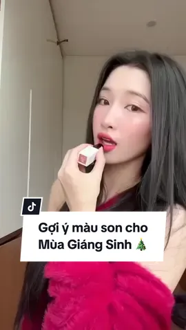 Gợi ý màu son cho mùa Giáng Sinh 🎄🎁#son #myphamchinhhang #myphamthuanchay #skincare 