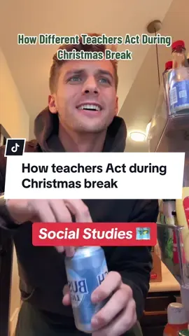 How different teachers act during Christmas Break #teacher #teachersoftiktok #teacherlife #christmasbreak #teachersbelike #teacherstruggles 