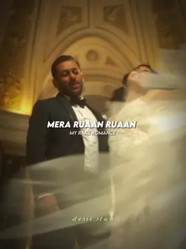 No matter what dhuaan comes our way, you will always be my ruaan 💜🖤#MeraRuaan #Tiger3 #SalmanKhan #KatrinaKaif #lyrics #spedup #bollywood #desi #fyp #foryoupage #bollywoodspedup #browntiktok #trending #actives 