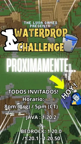 TLG: WATERDROP CHALLENGER!! . . . . . #gaming #Minecraft #viral #event #evento #minecraftmemes #gamer #streamer 