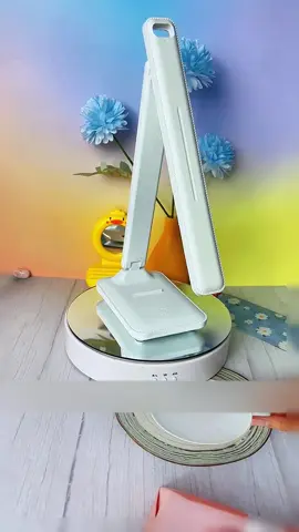 LED desk lamp white lamp usb study lamp dimming desk lamp rechargeable fordable mobile phone holder 🥰🥰🥰#desklamp #learninglamp #studylamp #rechargeablelight #light 