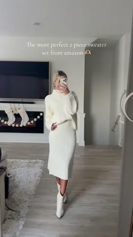 Obsessed 🫶🏼 #sweater #sweaterweather #sweaterset #sweaterseason #ribbedsweater #sweaterdress #sweaterdressstyle #dressy #classy #twopieceset #winterfashion #confystyle @CHYRII 