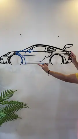 Porsche Outline Wall Deco - Order on whatsapp 5798 1401 - 5798 1411 #car #carlover #porsche #acrylic #glossy #viral #new #trending #trend #fyp #goviral #mauritius🇲🇺 #walldeco #cartiktok #tiktokmauritius #porsche911 #unique #mographic #mauritius 