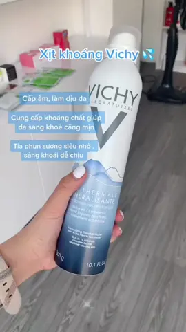 Xịt khoáng Vichy. #tiktok #xuhuong #diuda#capam #vichy #memmin #trangdiem #xitkhoang 