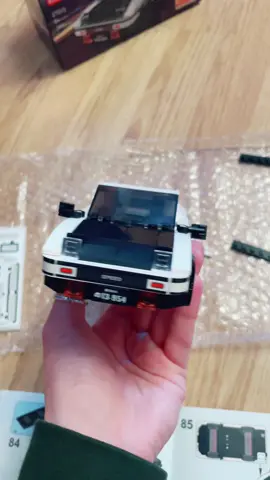 New years resolution to create tiktok videos again 😅 the fujiwara tofu AE86 model was pretty fun to make, which other Mould King models would you like to see? #art#cars#cartok#jap#japcars#jdm#ae86#initiald#model#toyota#japanese 